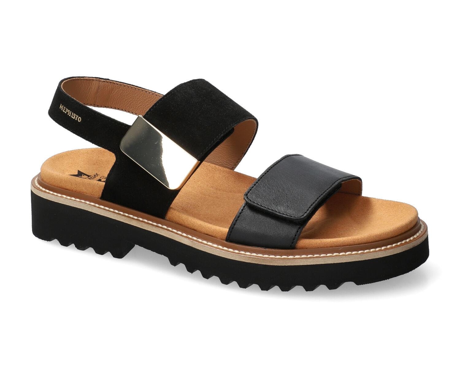 sandales femme modèle Violaine Noir - Mephisto